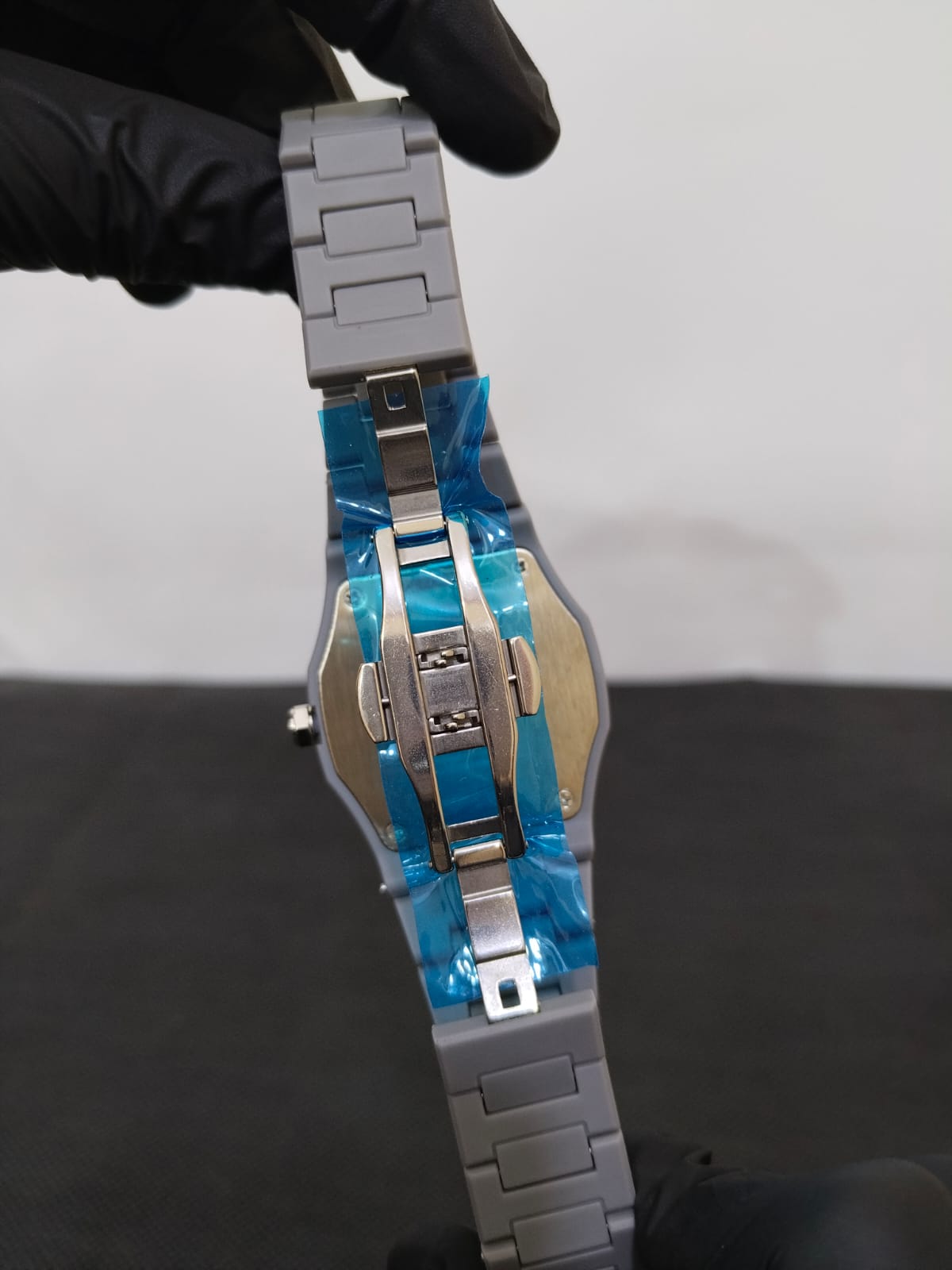 Hublot Skeleton Black Straps & Gray Arabic Aura