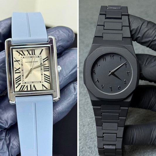 Old Money Grey Straps(Unisex) & Arabic Aura