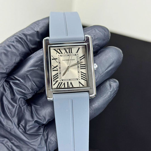 Old Money Watch Silicon Grey Straps(unisex)