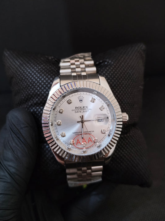 Rolex Jublee Chain Silver Dail