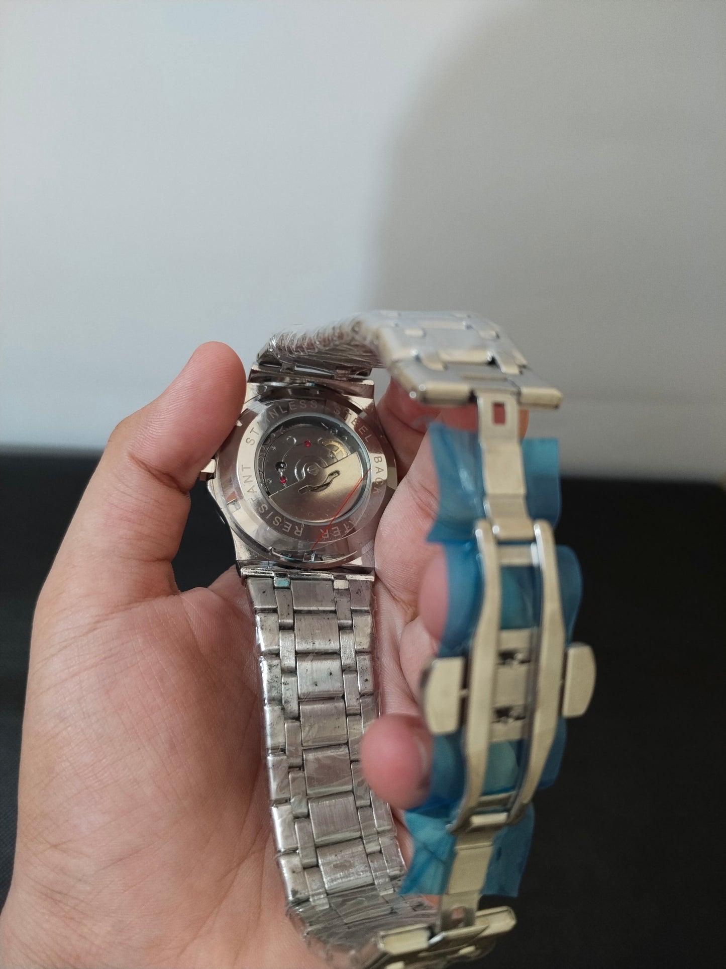 Audemars Piguet Silver Chain with Blue Dial(Swiss Movement)