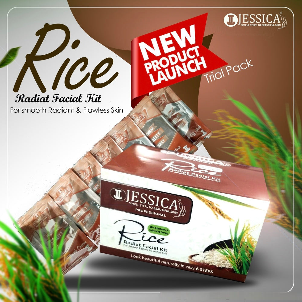 Jessica Radiant Rice Facial Trial Pack [6 STEPS]