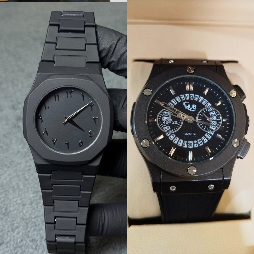 Hublot Skeleton Black Straps & Black Arabic Aura