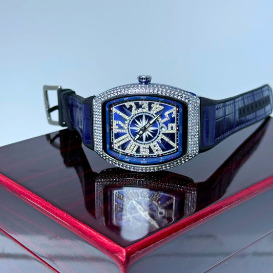 Franck Muller Diamond Watch Blue